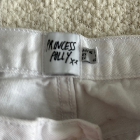 Princess Polly Off-White Denim Jeans - Picture 2 of 4